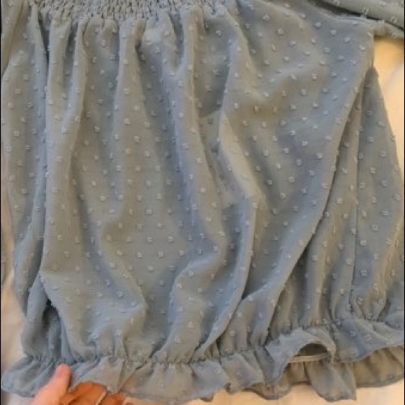 Grey Ruffled Shirt - Picture 3 of 3